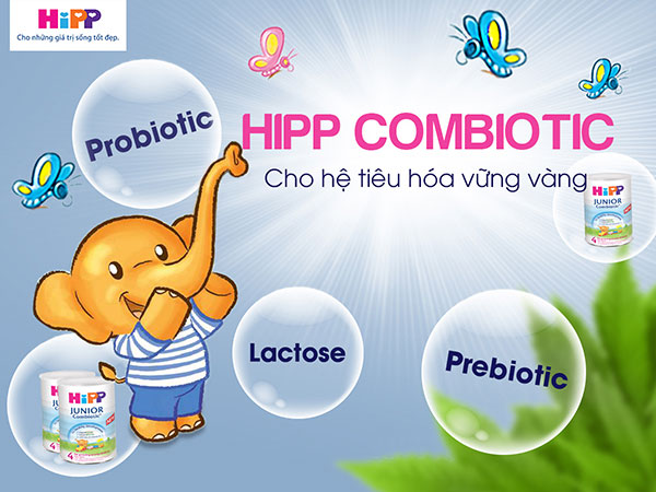 Sữa HiPP Combiotic - Dòng sữa bột mát gần giống sữa mẹ