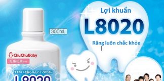 Nước súc miệng lợi khuẩn L8020 ChuChuBaby An Toàn cho bé