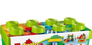 7 món đồ chơi cho bé trên 3 tuổi tốt nhất ba mẹ thường chọn cho con Bộ xếp hình Lego Duplo thùng gạch