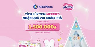 Tới Kids tích tem Merries – Đổi quà cực xịn trị giá tới 1.500.000đ