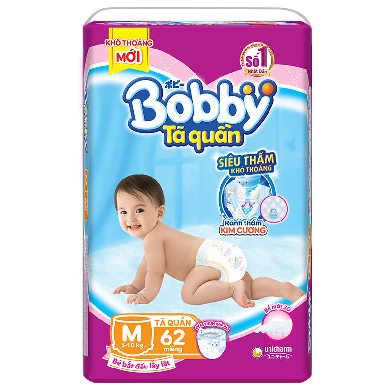 Bỉm quần Bobby.