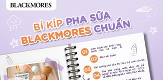 Cách pha sữa Blackmores 3? Sữa Blackmores 3 nên pha nước bao nhiêu độ?