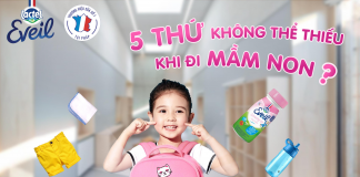 5 Vật dụng không thể thiếu khi bé đi Nhà trẻ