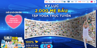 Chuỗi sự kiện cộng đồng – Kỷ lục 2.000 mẹ bầu tập yoga trực tuyến Kỷ lục 2.000 mẹ bầu tập yoga trực tuyến