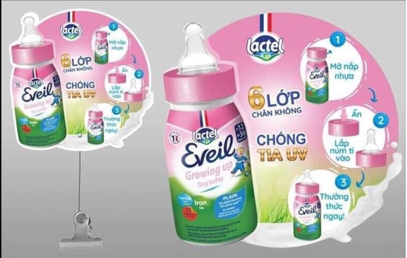 sữa lactel eveil pha sẵn