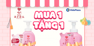 Arau Baby ưu đãi mua 1 tặng 1, mua ngay kẻo lỡ!