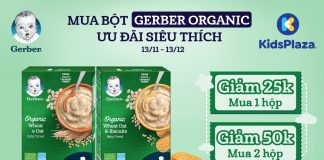 Gerber ra mắt bột Gerber Organic – Không chỉ là organic, đó là Gerber Organic