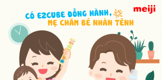 CÓ EZCUBE ĐỒNG HÀNH, MẸ CHĂM BÉ NHÀN TÊNH