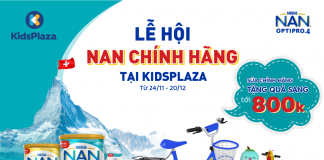 Lễ hội NAN chính hãng, rinh quà ngập tràn trị giá tới 800.000đ – Chỉ có tại KidsPlaza!