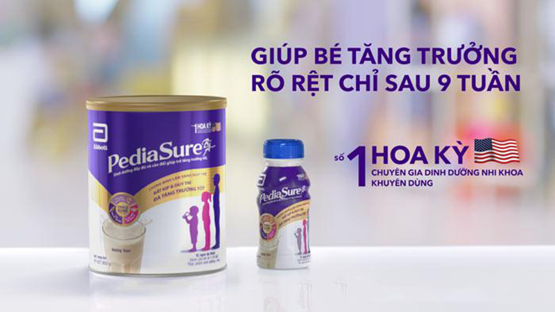 Review sữa Pediasure cho bé 1 tuổi có tốt không?