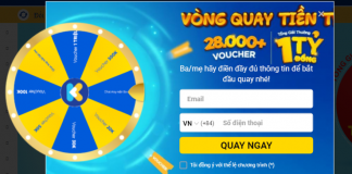Vòng quay tiền tỷ – Nhận ngàn ưu đãi
