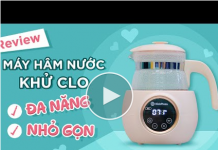 Review Máy hâm nước khử clo KidsPlaza Rapid K002
