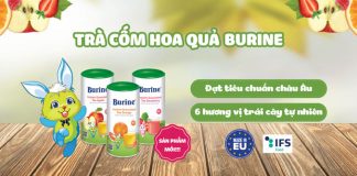 Cho trẻ uống trà cốm hoa quả Burine có tốt không?