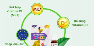 K2D3 Lineabon có tác dụng gì đối với sức khỏe bé dưới 1 tuổi?