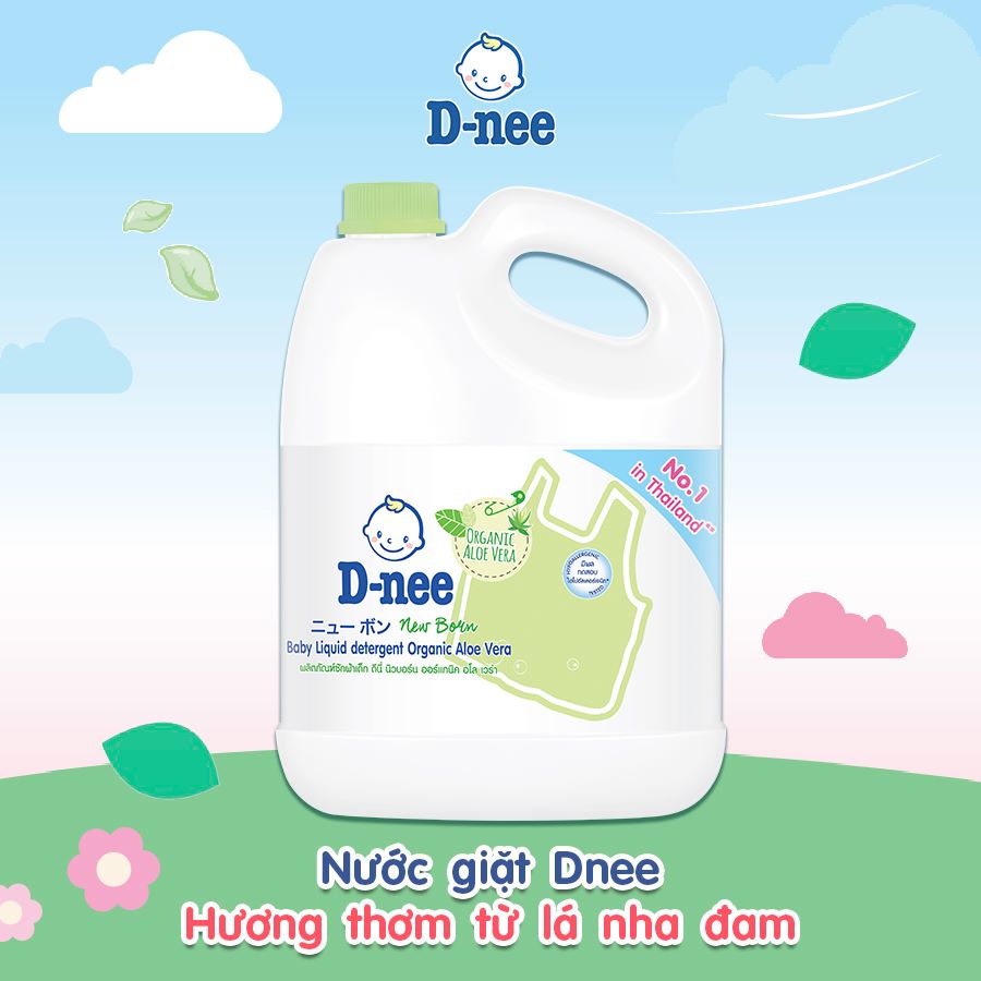 Nuoc-giat-Dnee-mau-xanh-la-co-huong-thom-tu-la-nha-dam