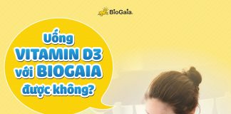 Hướng dẫn cách uống D3 và Biogaia cho trẻ dưới 1 tuổi
