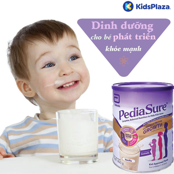 Uống sữa Pediasure đúng cách giúp bé phát triển toàn diện tốt nhất