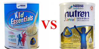So sánh sữa Kid Essential và sữa Nutren Junior loại nào tốt