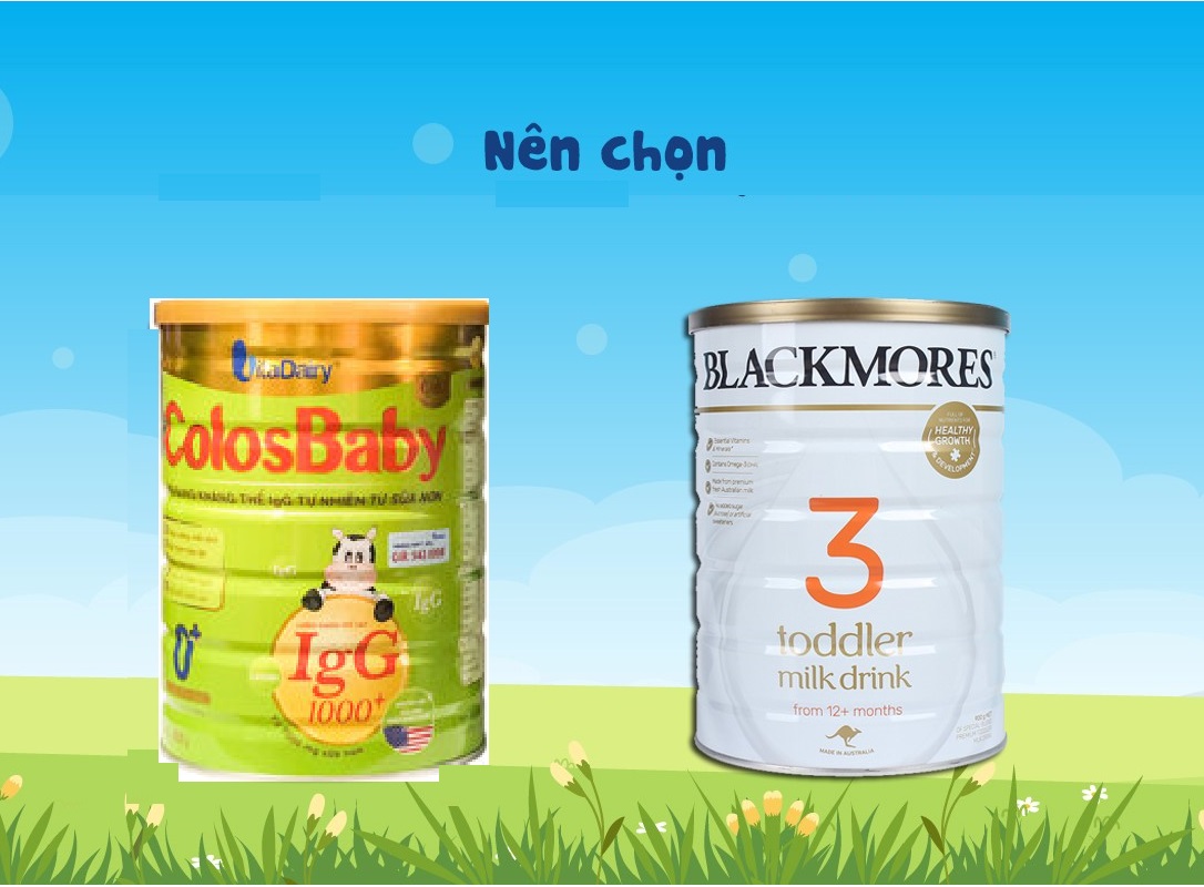 So sánh sữa Blackmores và Colosbaby loại nào tốt hơn cho bé?