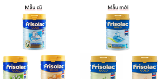 Sữa Frisolac mẫu mới có tốt không, khác và giống gì so với mẫu cũ? sua-Frisolac-mau-moi-1