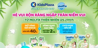 Siêu hội ưu đãi Molfix – Mừng sinh nhật 14 tuổi