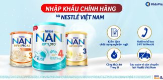 Review sữa NAN chính hãng Nestlé Việt Nam tốt nhất trên thị trường