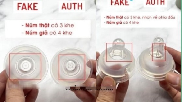 Bình sữa Moyuum có hàng giả không, phân biệt bình thật