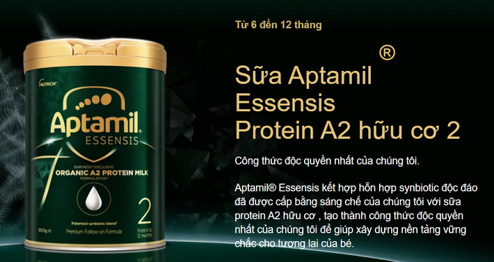 cách pha sữa aptamil essensis số 2