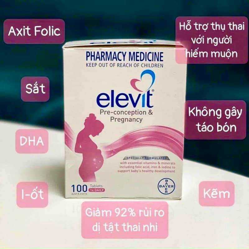 Elevit có tác dụng gì