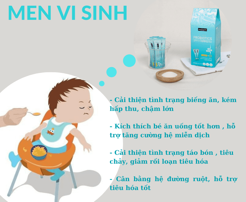 Những sai lầm khi sử dụng men vi sinh cho bé sơ sinh