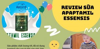 Review sữa Aptamil Essensis chân thực từ các mẹ bỉm sữa