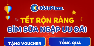 Tết rộng ràng – Bỉm sữa ngập tràn ưu đãi chỉ có tại KidsPlaza