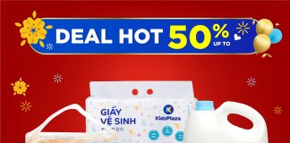 KidsPlaza TUNG DEAL HOT giảm tới 50% chào Xuân 2023