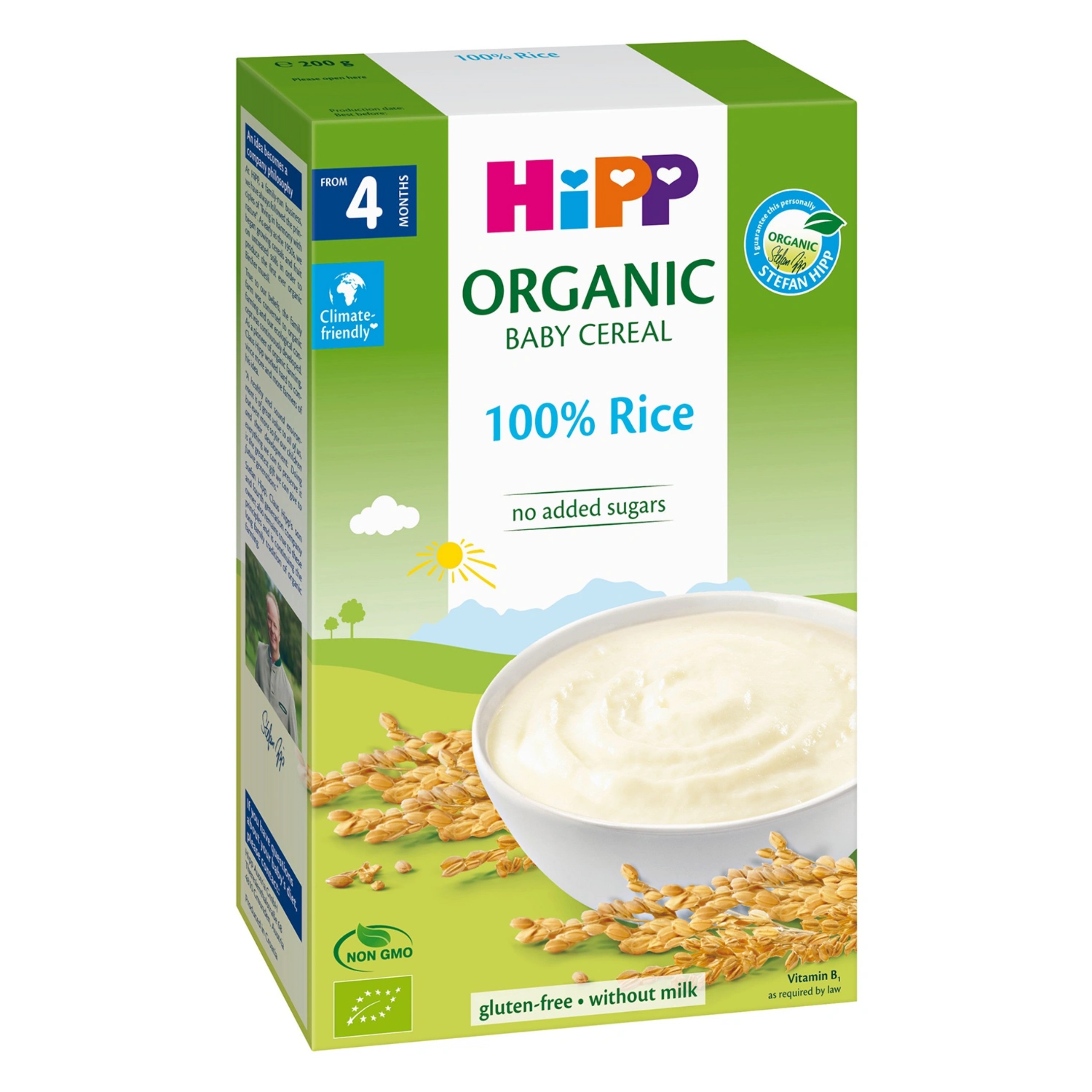 Bột ăn dặm Hipp vị gạo nhũ nhi hộp 200g