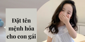 Cách đặt tên mệnh hỏa cho con gái theo phong thủy ngũ hành