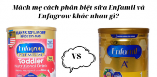 Mách mẹ cách phân biệt sữa Enfamil và Enfagrow khác nhau gì?