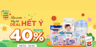 KidsPlaza tung DEAL HẾT Ý khai xuân Qúy Mão 2023 lên đến 40%