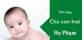 Bố họ Phạm đặt tên con trai là gì mang đến sự bình an, thịnh vượng