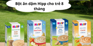 TOP 5+ loại bột ăn dặm Hipp cho trẻ 8 tháng tuổi tốt nhất hiện nay