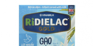 Bột ăn dặm Ridielac cho bé 6 tháng tuổi có những vị nào?