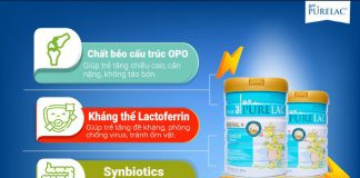 Hướng dẫn cách pha sữa Purelac số 1, 2, 3 chi tiết từ nhà sản xuất cách pha sữa purelac