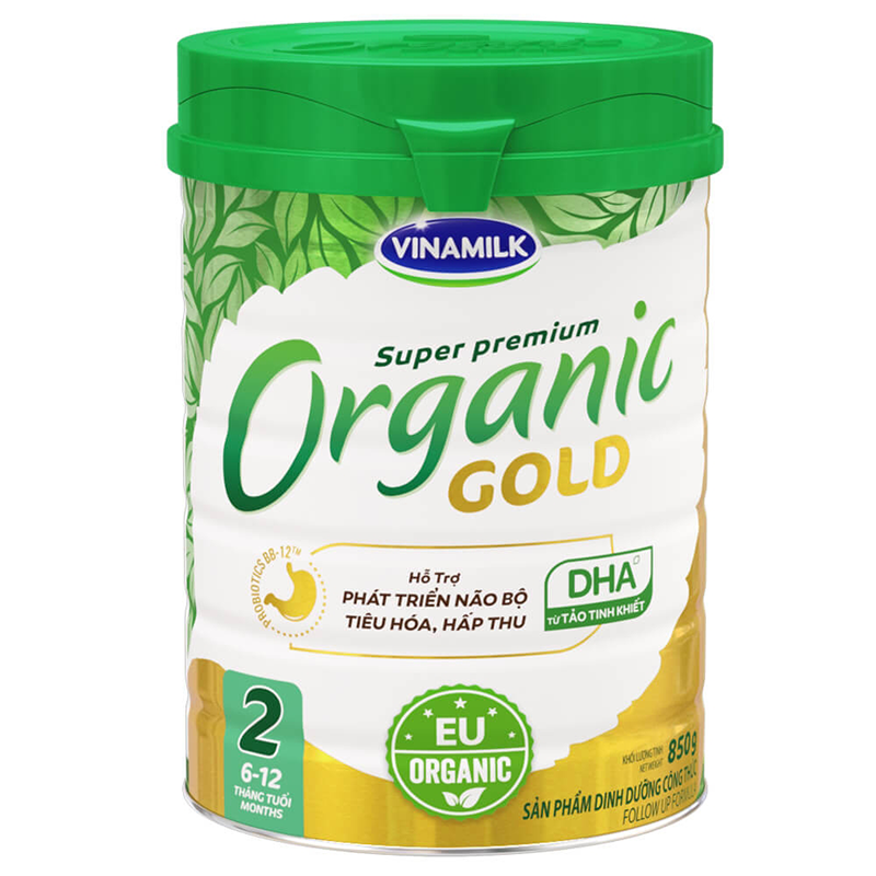 sữa organic cho bé dưới 1 tuổi