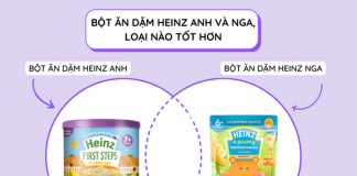 Review bột ăn dặm Heinz Nga và Anh, loại nào tốt hơn?