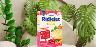 Chế biến bột ăn dặm Ridielac bò rau củ bổ dưỡng cho bé