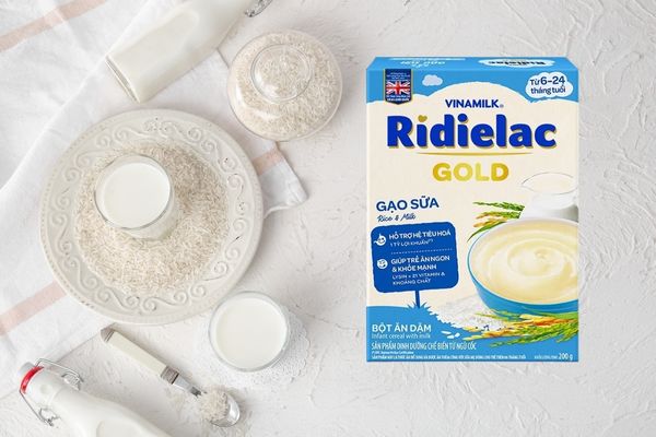 Cách pha bột gạo sữa Ridielac đúng chuẩn công thức cho mẹ