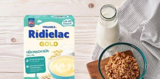Bột ăn dặm Ridielac yến mạch sữa pha như thế nào?