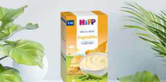 Mách mẹ cách pha bột ăn dặm Hipp rau củ không bị vón cục