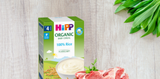 Chế biến bột ăn dặm Hipp vị mặn với thịt bò, thịt lợn khiến bé thích mê