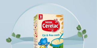 Hướng dẫn cách pha bột ăn dặm Nestle cá và rau xanh