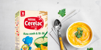 Hướng dẫn cách pha bột ăn dặm Nestle rau xanh bí đỏ